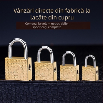 Lacăt de gospodărie Type C, corp din fier, brand Sailor; potrivit pentru casă, școală, cămin, fabrică, șantier și bagaje; cheia nu poate fi extrasă când lacătul este deschis