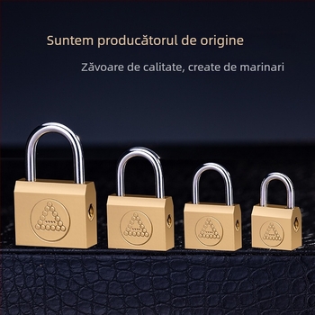 Lacăt de gospodărie Type C, corp din fier, brand Sailor; potrivit pentru casă, școală, cămin, fabrică, șantier și bagaje; cheia nu poate fi extrasă când lacătul este deschis