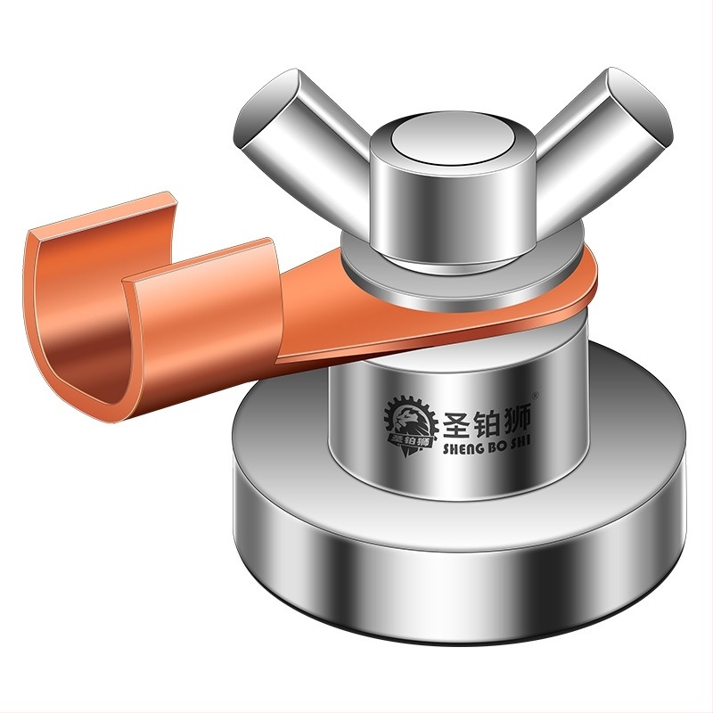 Instrument de împământare pentru sudură cu magneți puternici, clemă de împământare magnetică, fixator pentru sudură, cap de împământare manual