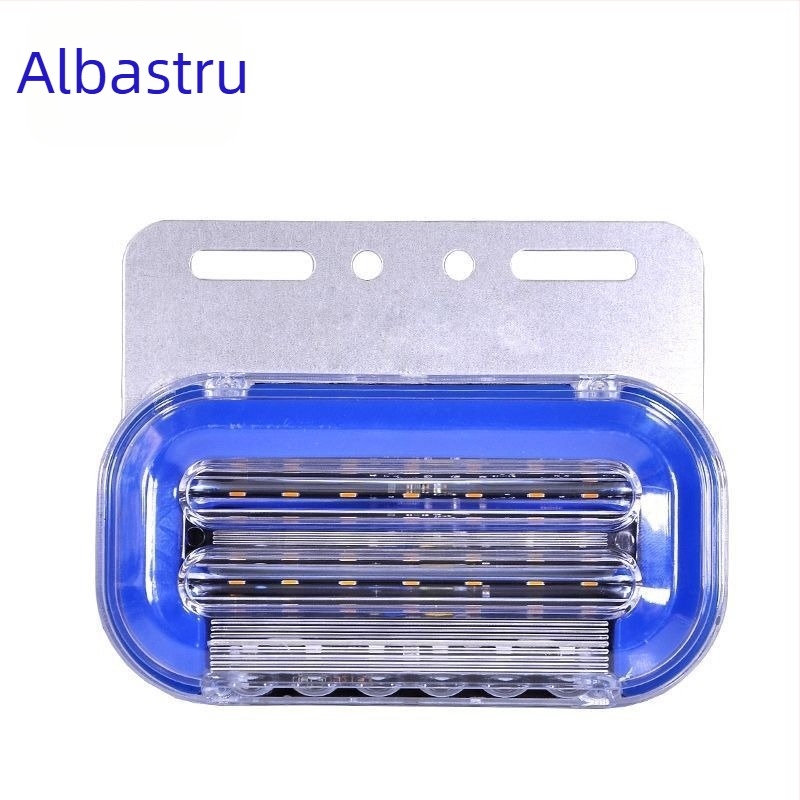 Lumină laterală LED pentru camioane mari și semiremorci, rezistentă la apă IP6, 12/24V, 0.6W, 40 lm, bază din aluminiu