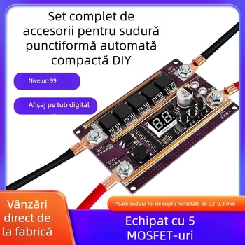 K99 sudură punct compactă – kit DIY complet de accesorii pentru baterie Li-ion 18650 – placă de control cu stylus
