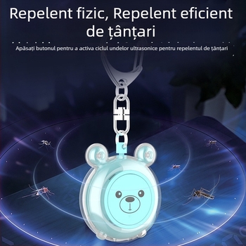 M96 Repelent ultrasonic în formă de animal pentru țânțari, 5V, 5W, 34 Hz–70 kHz, reîncărcabil