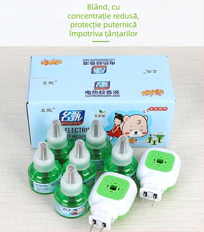 Lichid repelent pentru țânțari Ming zhen, 45 ml, 400 sticle pe cutie, WP20150209