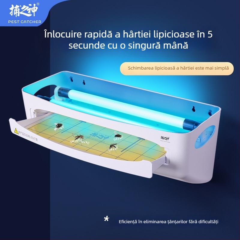 GM510 Lampă lipicioasă pentru capturarea insectelor – 30W, 220V, tubă T8 15W, 1,96 kg