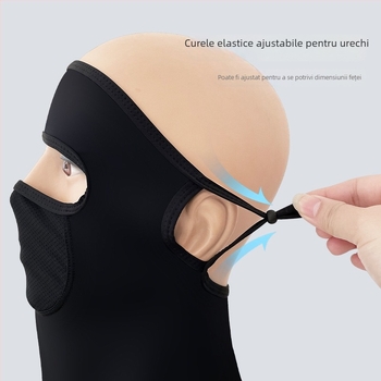 Xiao Kang mască de față din ice silk, protecție UV, pentru activități în aer liber