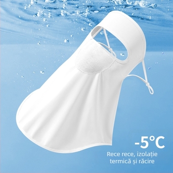 Xiao Kang mască de față din ice silk, protecție UV, pentru activități în aer liber
