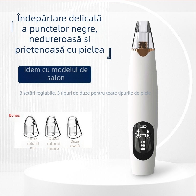 Dispozitiv de aspirare a punctelor negre, electric pentru uz casnic, model 5678, reglaj în 3 trepte