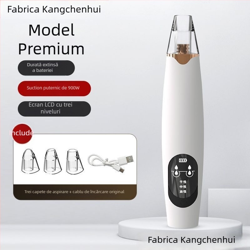 Dispozitiv de aspirare a punctelor negre, electric pentru uz casnic, model 5678, reglaj în 3 trepte