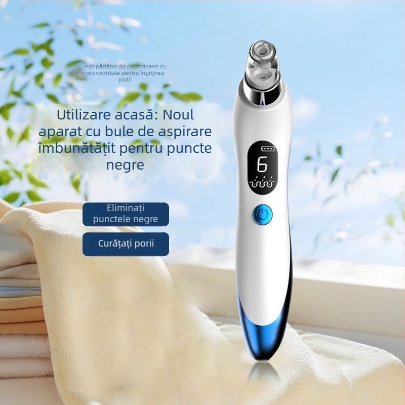 Dispozitiv cosmetic electric portabil pentru curățarea porilor - rotire cu 3 viteze (Model 810) - Carcasă ABS