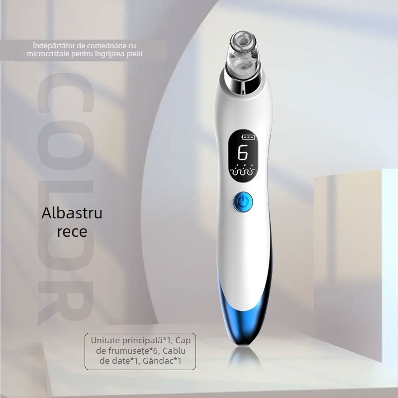 Dispozitiv cosmetic electric portabil pentru curățarea porilor - rotire cu 3 viteze (Model 810) - Carcasă ABS