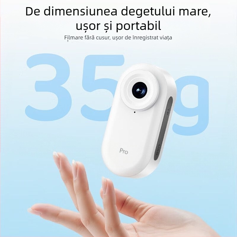 Cameră inteligentă pentru sport cu CCD 1/2.5 inch, 12 MP, zoom optic 3x, zoom digital 5x și ecran LCD de 2.7 inch pentru vlogging