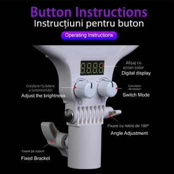 Lampa LED de completare pentru birou pentru streaming live și videoconferințe — 15W, 5V, personalizabilă, design cu panou plat