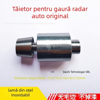 Hole Opener din oțel inoxidabil pentru Reversing Radar – Drill Bit, Burr-Free, 12V, Model 15-32, Probe 8, Alarmă: Buzzer
