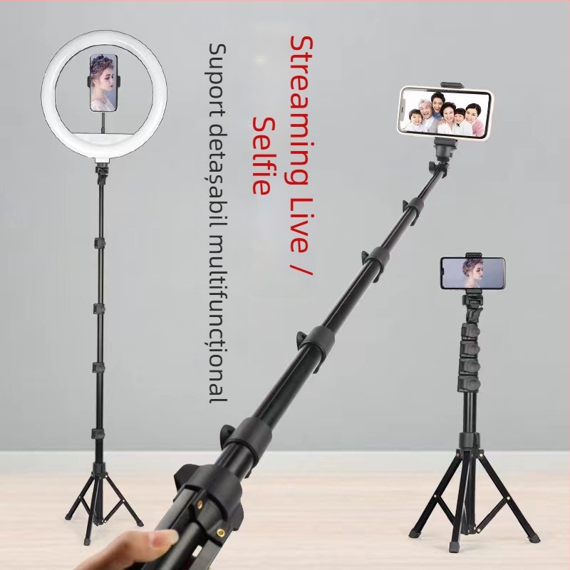 Trepied din aliaj de aluminiu, 0,6 kg, 5 secțiuni, Model 910, PTZ sferic pan-tilt