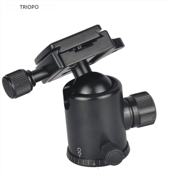 Jiebao D-2AQ2 cap de bal pentru trepied DSLR – rotire de 360°, port filet 3/8 inch, corp din aliaj de aluminiu, compatibil cu camere DSLR, 350 g