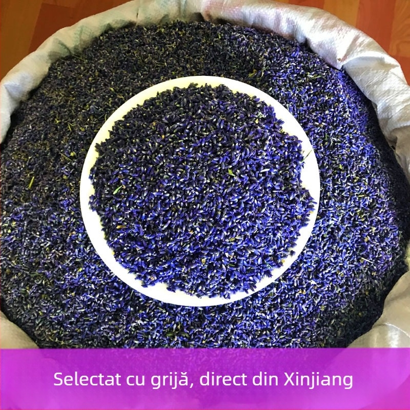 Sachet cu flori uscate de lavandă – lavandă cu frunze înguste, ambalare en gros, aromă pentru relaxare și somn