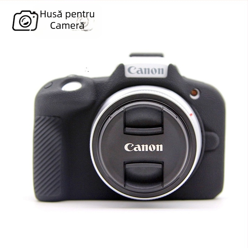 Carcasă din silicon pentru Canon EOS R50; protecție rezistentă; stil clutch; finisaj mat
