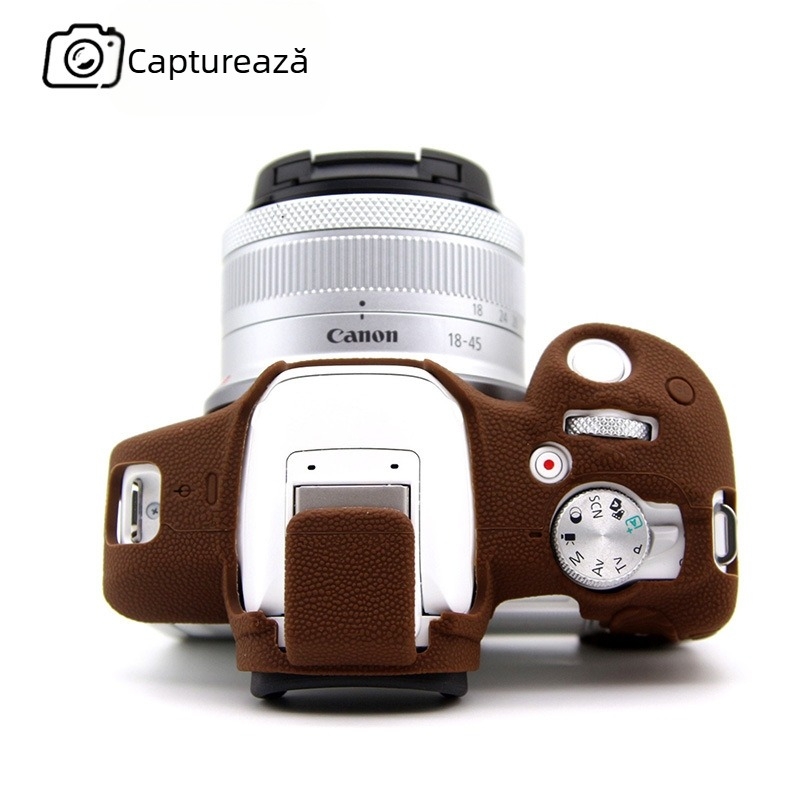 Carcasă din silicon pentru Canon EOS R50; protecție rezistentă; stil clutch; finisaj mat