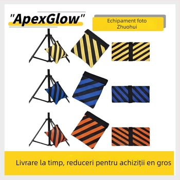 Zhuohui Sac de nisip contrabalans BLACK01 pentru fotografie – capacitate 2-5 kg, material Oxford