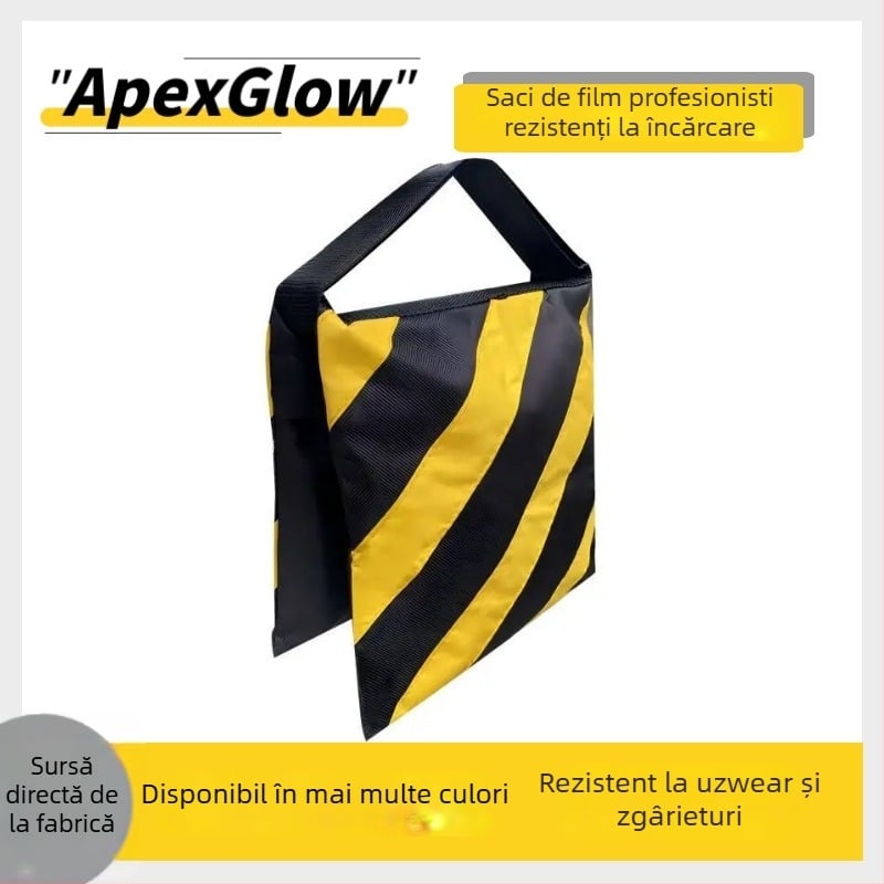 Zhuohui Sac de nisip contrabalans BLACK01 pentru fotografie – capacitate 2-5 kg, material Oxford