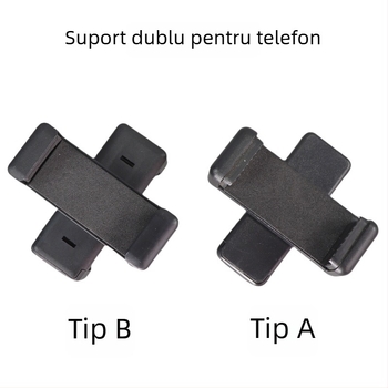 Suport pentru telefon cu două fețe și teleprompter, pentru montaj pe birou sau în mână, instrument de filmare multifuncțional pentru setup dual cu subtitrări
