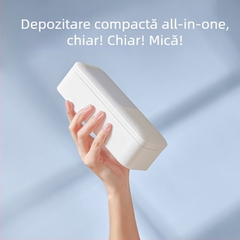 Suport pentru transmisii în direct cu două camere și lumină integrată, montaj fără instalare, model V8, universal pentru telefoane mobile