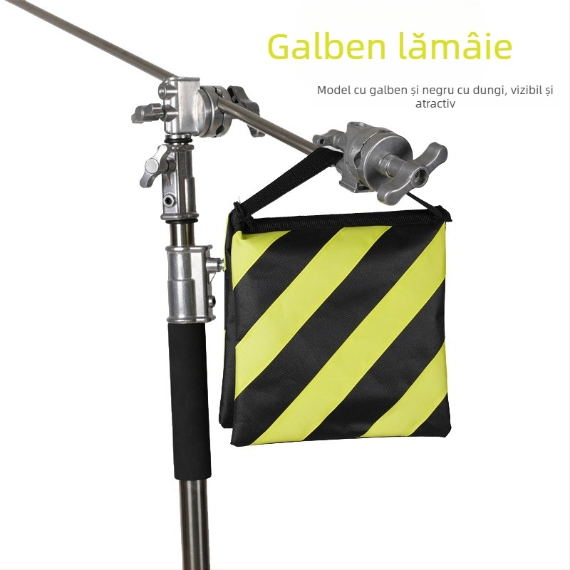 Sac de nisip pentru fotografie – pânză, încărcătură 2–5 kg, compatibil cu suport de lampă de tavan și trepied
