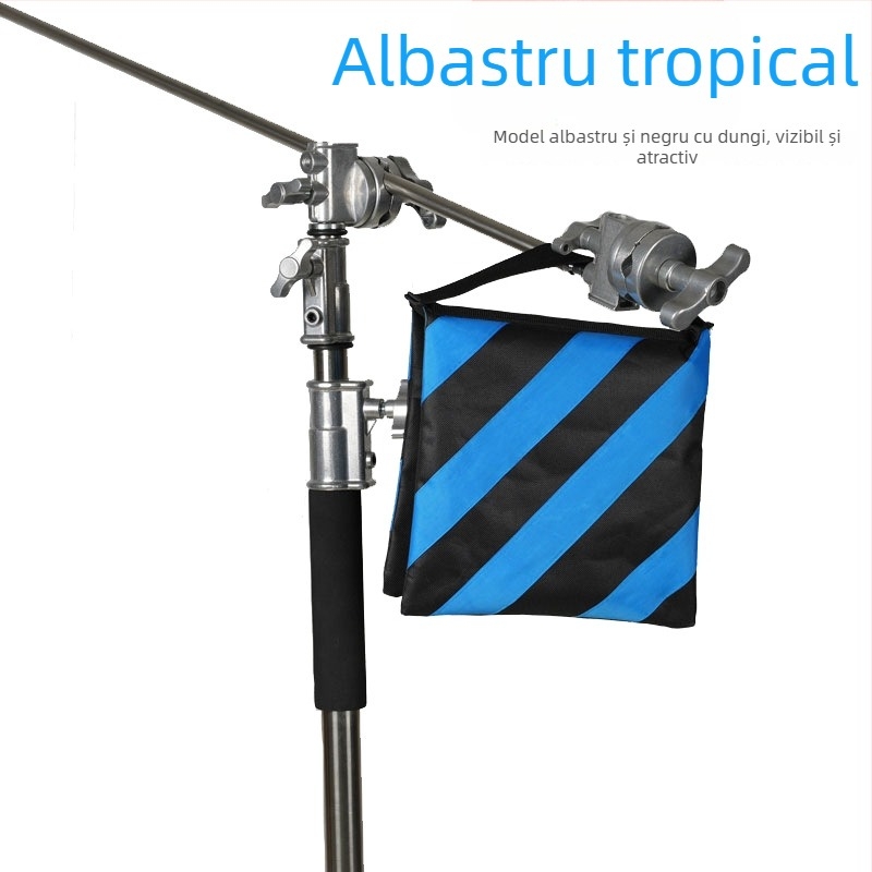 Sac de nisip pentru fotografie – pânză, încărcătură 2–5 kg, compatibil cu suport de lampă de tavan și trepied