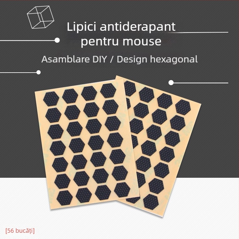 DIY plăcuțe antiderapante pentru mouse – potrivire universală, adeziv poliester, stil DIY
