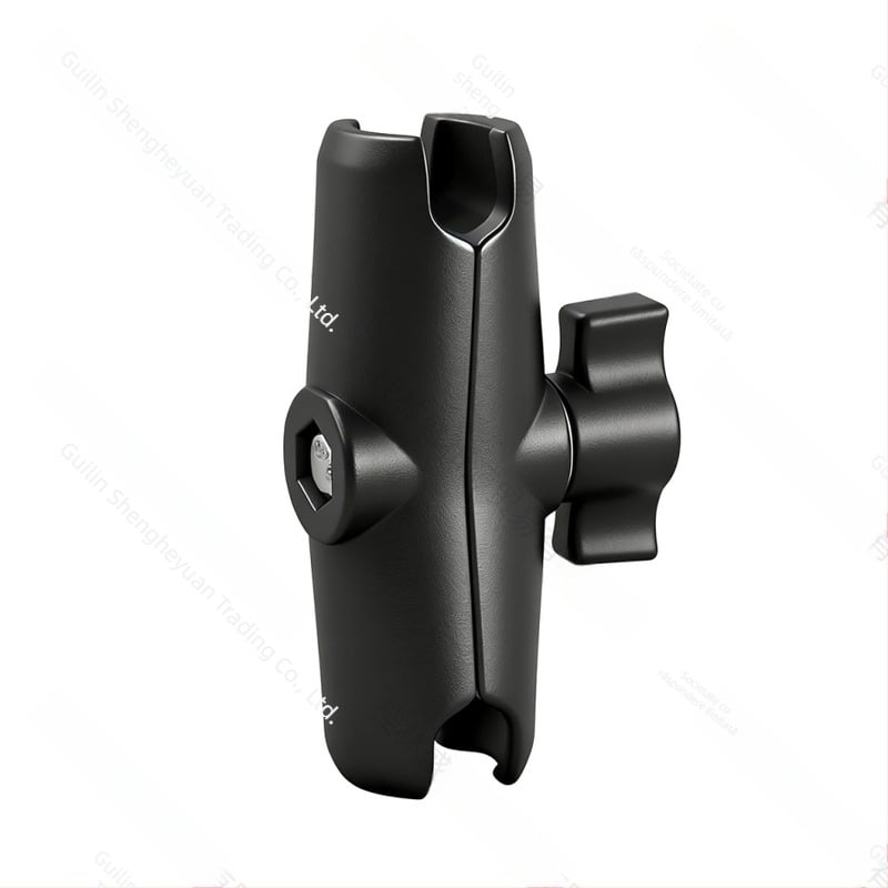 Foi de legătură din aliaj de aluminiu cu cap bal 25 mm pentru suporturi camere de acțiune, compatibil cu montaj pe vehicul, adaptor pentru telefon mobil și ventuză