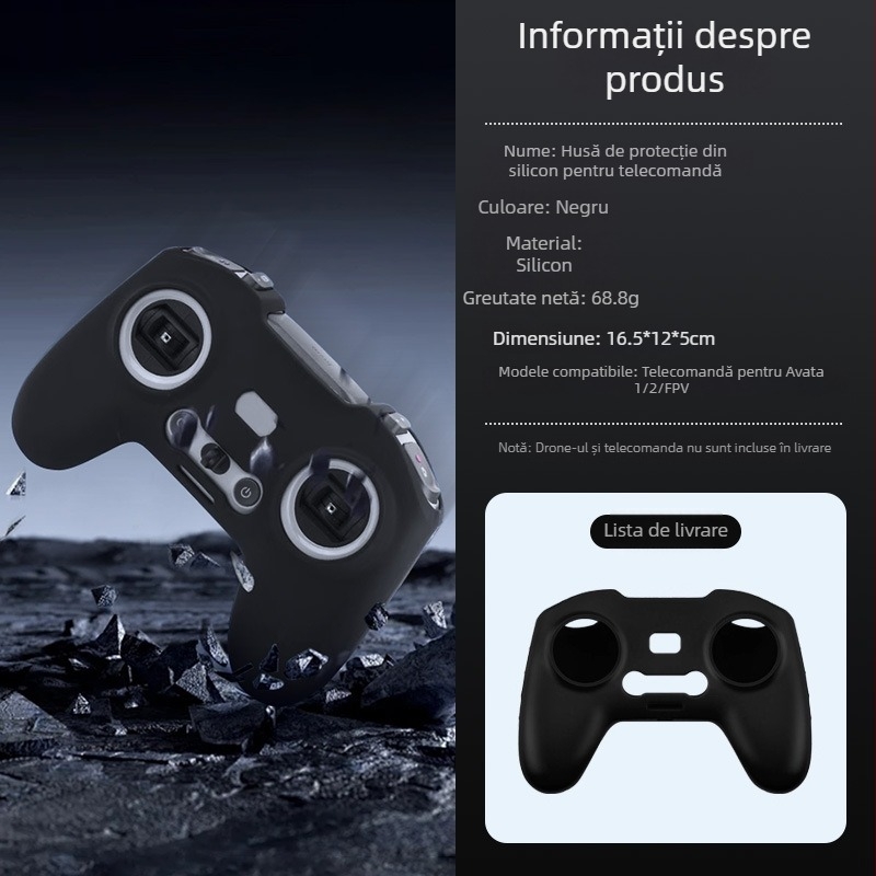 Capace din silicon pentru joystick, pentru telecomanda DJI Avata 2 (set de 3 buc.)