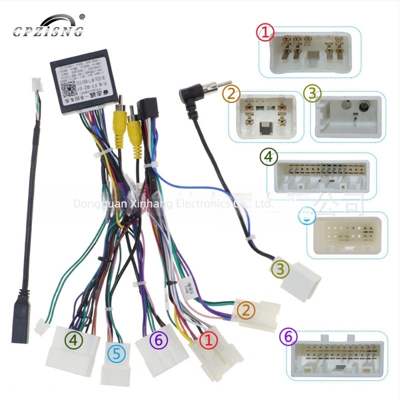 Ramă de navigație pentru bord Toyota Camry 2012-2014 – ABS+PC, CPLUNT, 1 kg, retrofit al consolei centrale