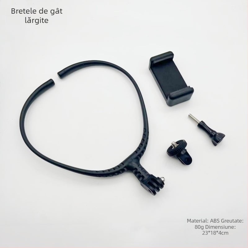 GR19 Suport suspendat pentru telefon și cameră de acțiune, pentru ciclism, compatibil universal, material ABS