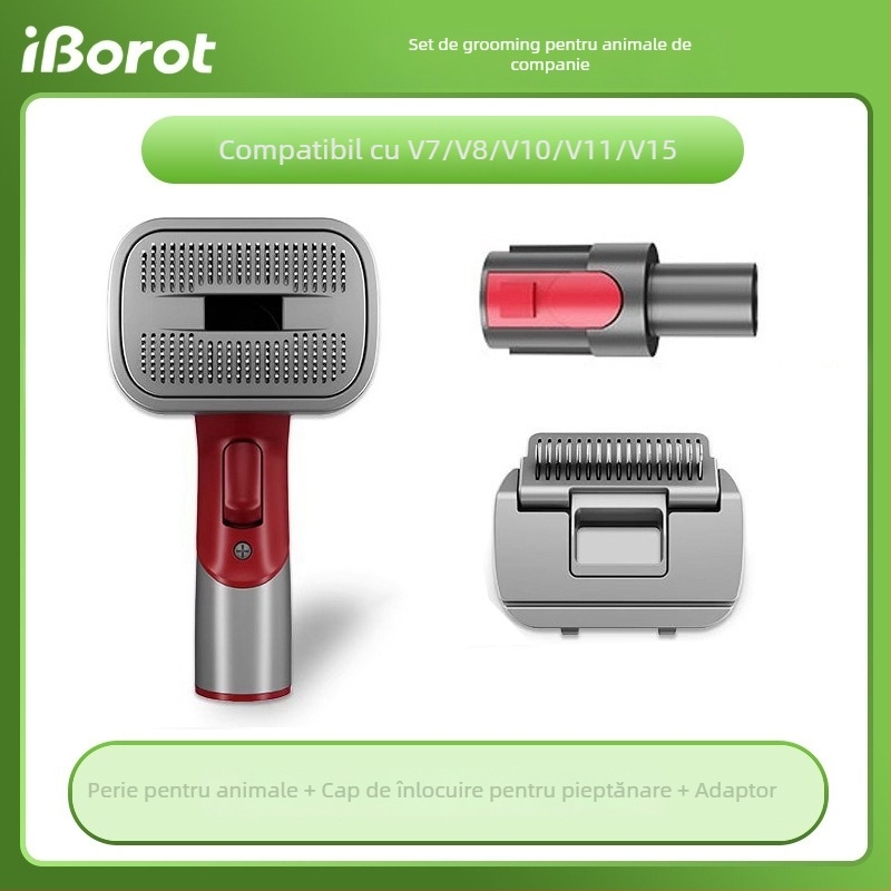 Cap de perie pentru păr de animale pentru aspirator Dyson — Compatibil cu V6/V7/V8/V10/V11, Material plastic, Brand iborot, Cutie cu 20 bucăți