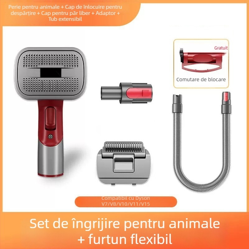 Cap de perie pentru păr de animale pentru aspirator Dyson — Compatibil cu V6/V7/V8/V10/V11, Material plastic, Brand iborot, Cutie cu 20 bucăți