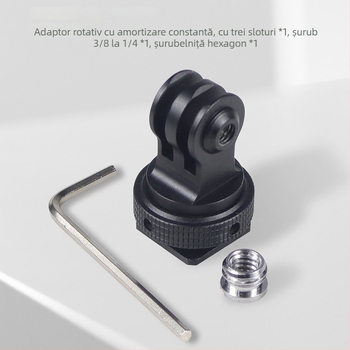Suport pentru pantof rece GoPro, din aliaj de aluminiu, compatibil cu GoPro 13/Seria întreagă și DJI Osmo Action