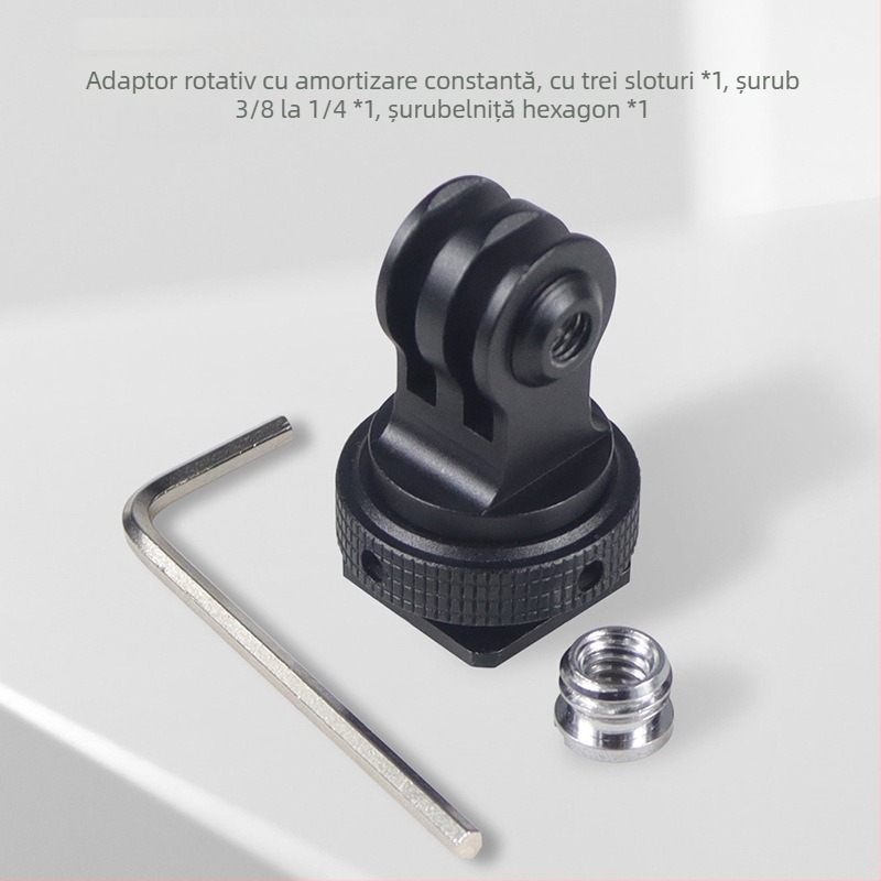 Suport pentru pantof rece GoPro, din aliaj de aluminiu, compatibil cu GoPro 13/Seria întreagă și DJI Osmo Action