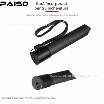 Paisd tijă extensibilă din fibră de carbon pentru Insta360 – model carbon fiber extension rod, material: fibră de carbon, compatibilitate: General