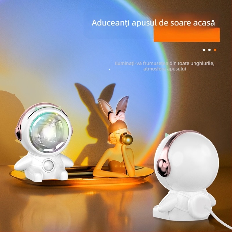 Lampă ambientală de apus pentru fotografie și transmisiuni live (Alimentare USB; Montare pe masă; fără funcții inteligente)