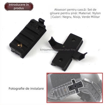 Accesoriu pentru șină de cască MICH - HK-fast Fishbone Slider, nylon