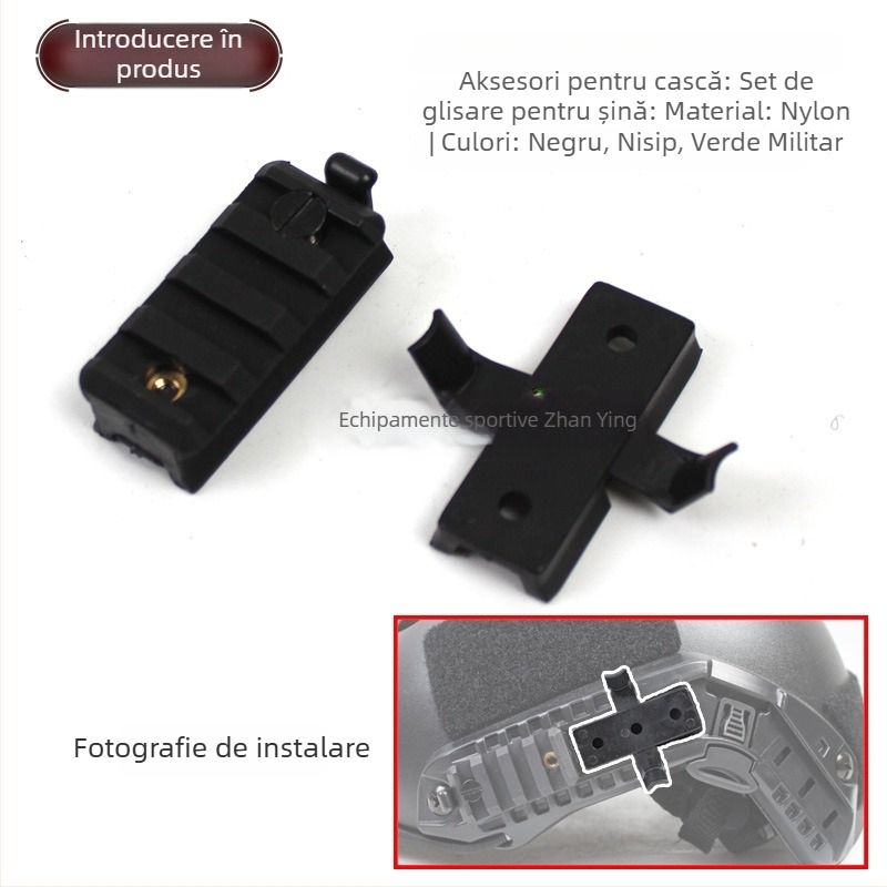 Accesoriu pentru șină de cască MICH - HK-fast Fishbone Slider, nylon
