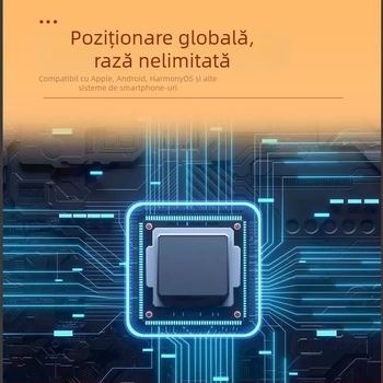 Ceas GPS antipierdere pentru copii și persoane în vârstă — localizator cu găsire Bluetooth, compatibil Android/iOS, baterie 210mAh, corp ABS