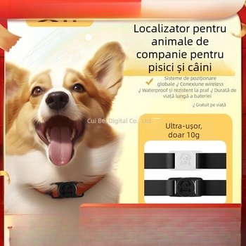 Localizator GPS pentru câini – anti-pierdere, mini, impermeabil, zgardă pentru animale de companie (GPS, mini, impermeabil)
