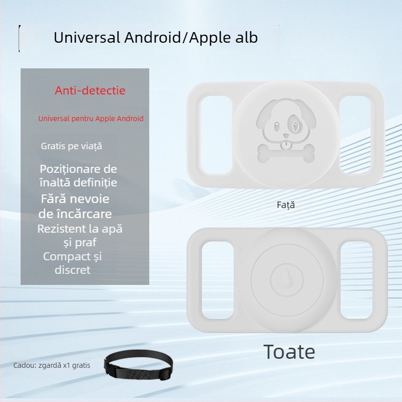 Localizator GPS pentru câini – anti-pierdere, mini, impermeabil, zgardă pentru animale de companie (GPS, mini, impermeabil)