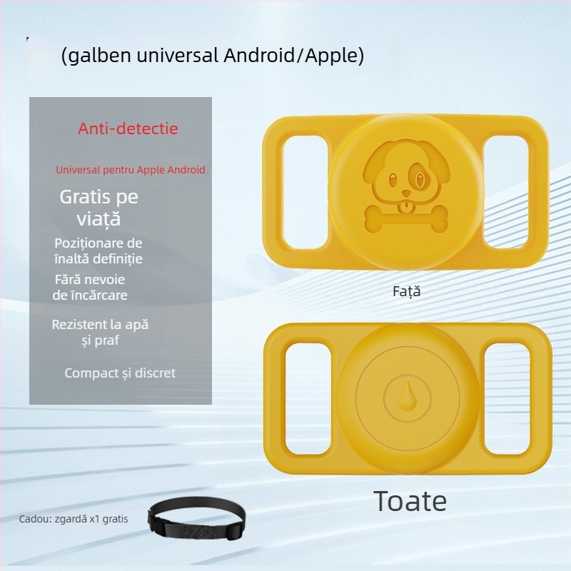 Localizator GPS pentru câini – anti-pierdere, mini, impermeabil, zgardă pentru animale de companie (GPS, mini, impermeabil)