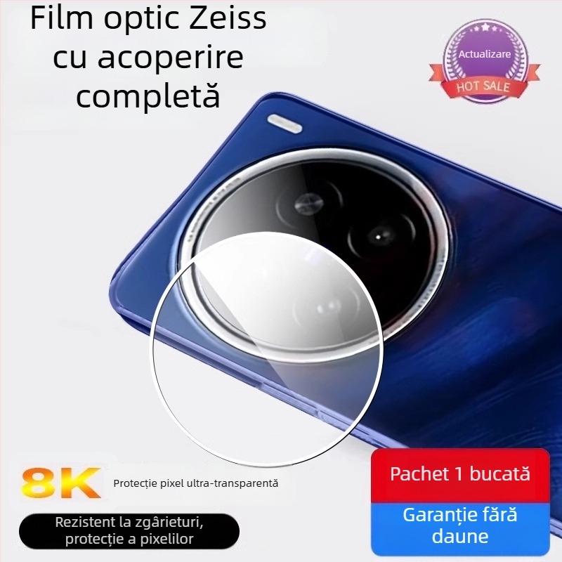Protecție pentru obiectivul camerei pentru Vivo X200 Pro și X200 Pro Mini; film pentru obiectiv; sticlă temperată; rezistent la explozie