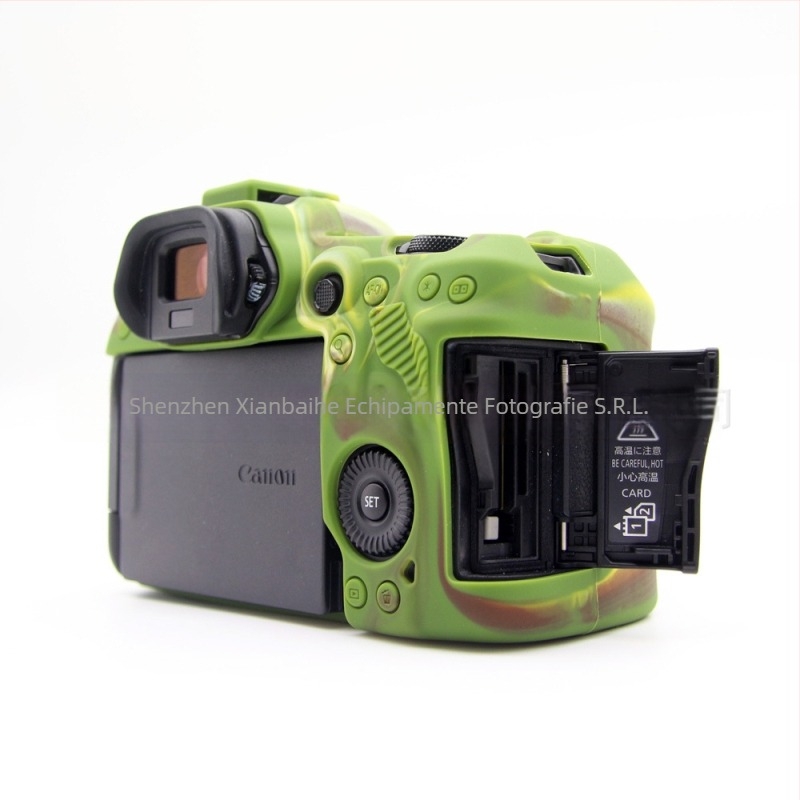 Manșon silicon pentru Canon R5 – rezistent la fisuri, zgârieturi și apă, compatibil OEM