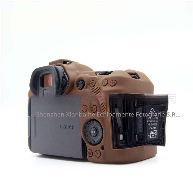 Manșon silicon pentru Canon R5 – rezistent la fisuri, zgârieturi și apă, compatibil OEM