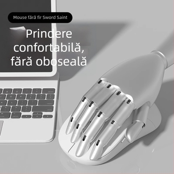 Mouse Bluetooth fără fir M600-s, 7 butoane, 3200 DPI, ergonomic, iluminare RGB, Plug-and-Play