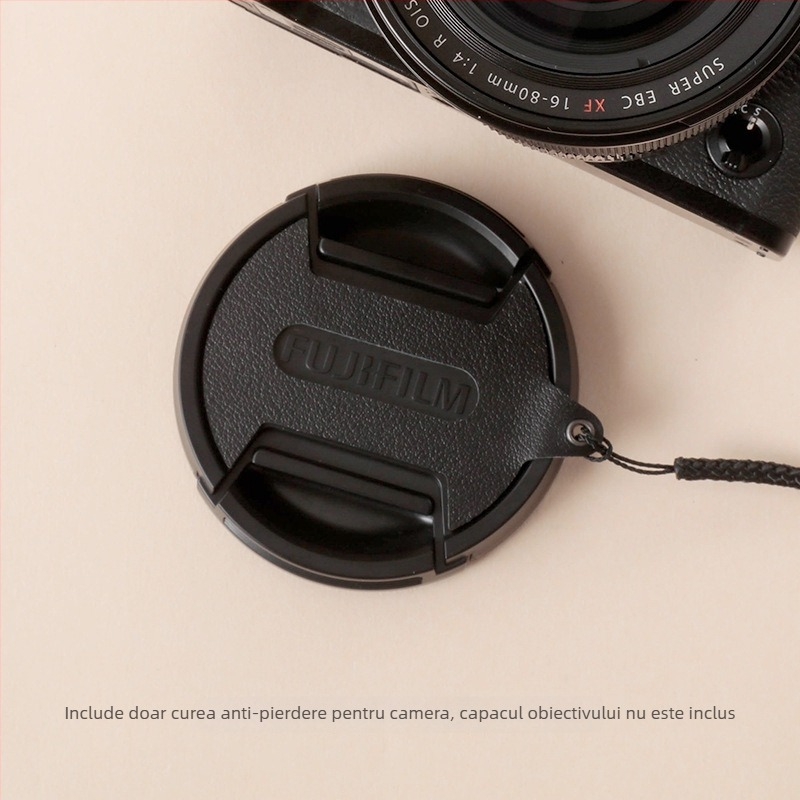 Capac obiectiv cu șnur de piele anti-pierdere pentru Sony — ETAU, prelucrare OEM, ambalaj Opp bag, lansat în 2023, servicii post-vânzare: trei garanții